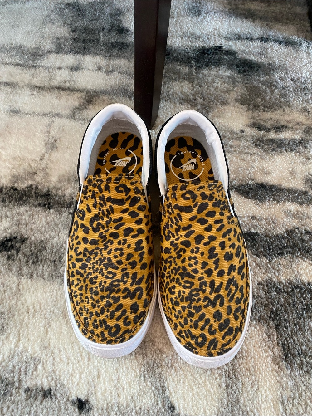 Brand new Nike Slip-On Leopard Print Sneakers